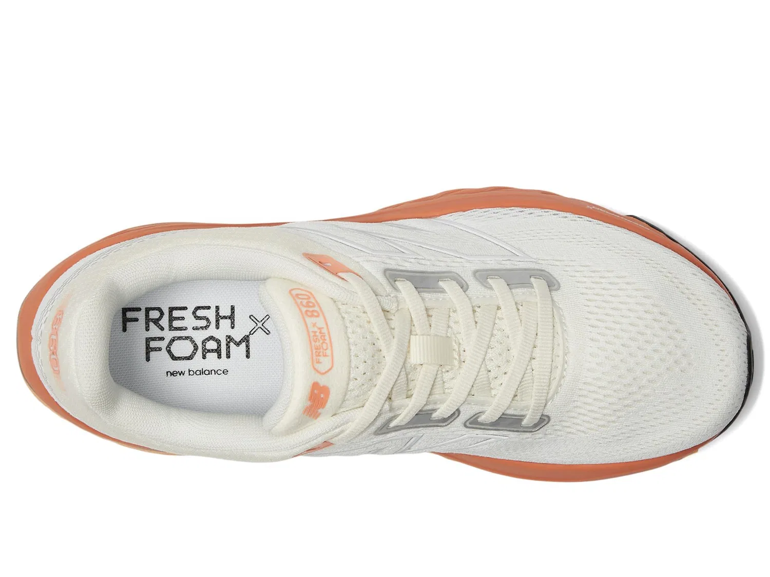 Детские беговые кроссовки для девочек с Fresh Foam X New Balance, Nb 103 Bianco Angora Nettare Di Pesca — фото 2