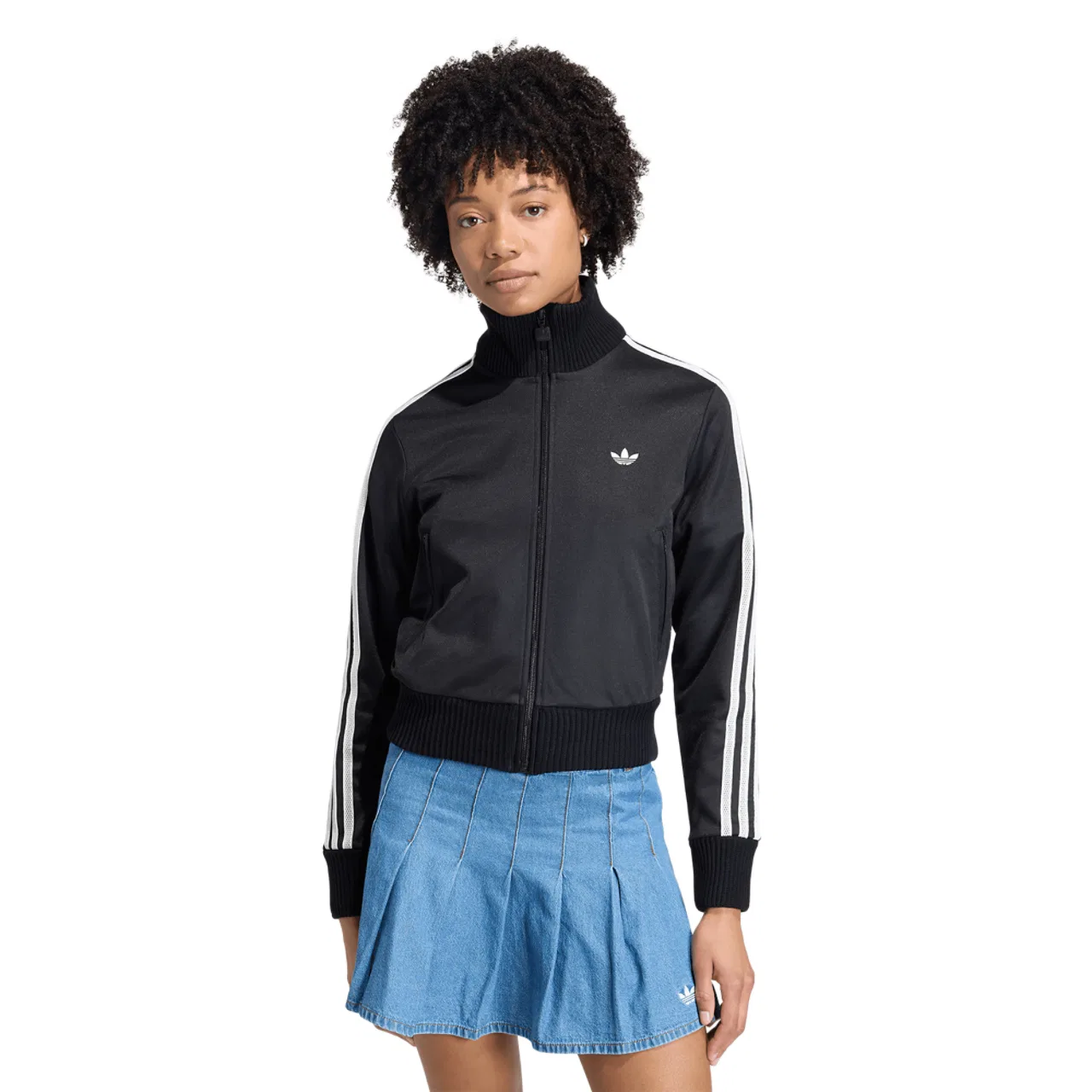 Женская куртка Firebird Knitted Crochet Track Top Adidas, черный