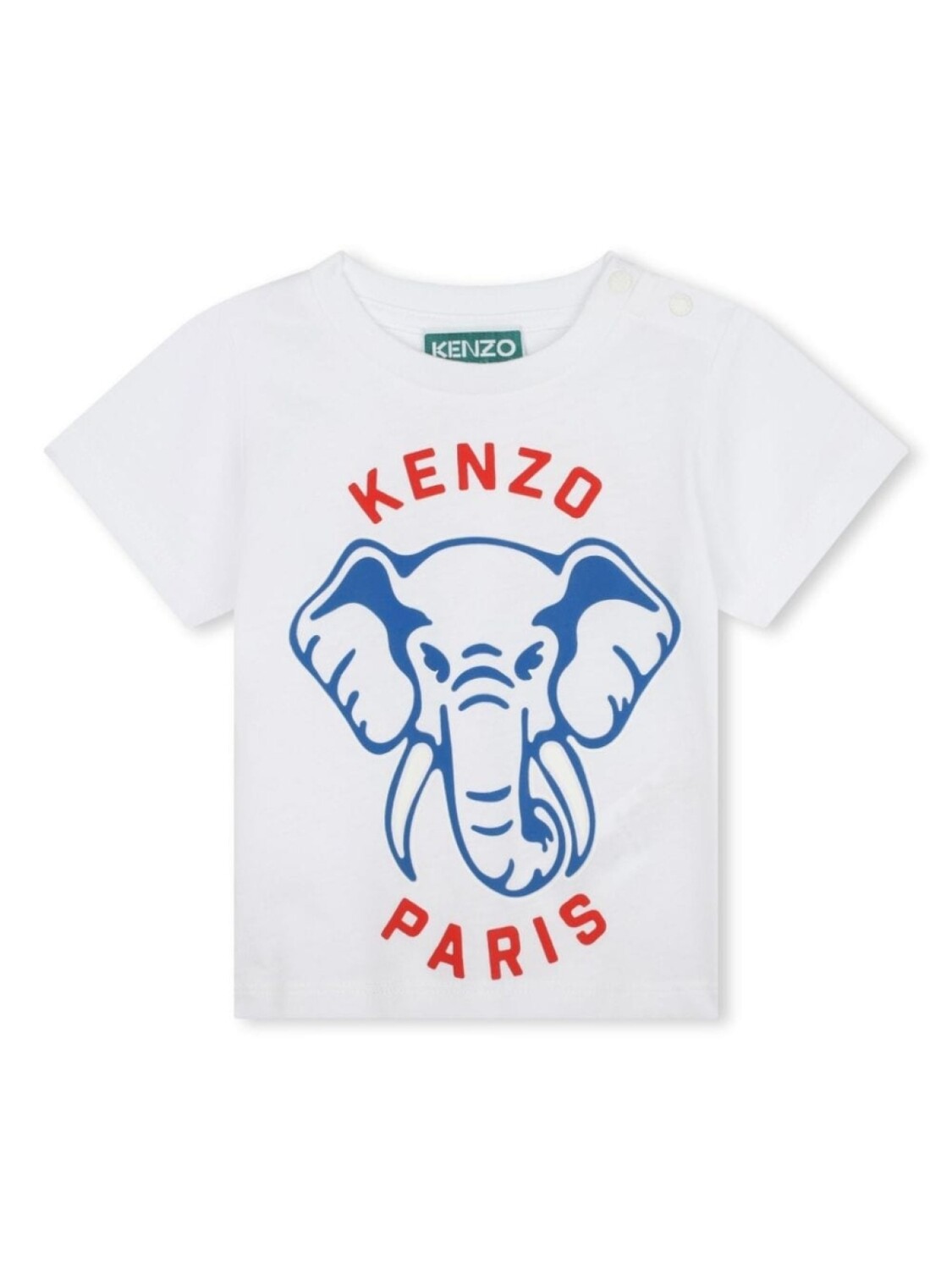 

Kenzo Kids футболка из органического хлопка с логотипом, белый