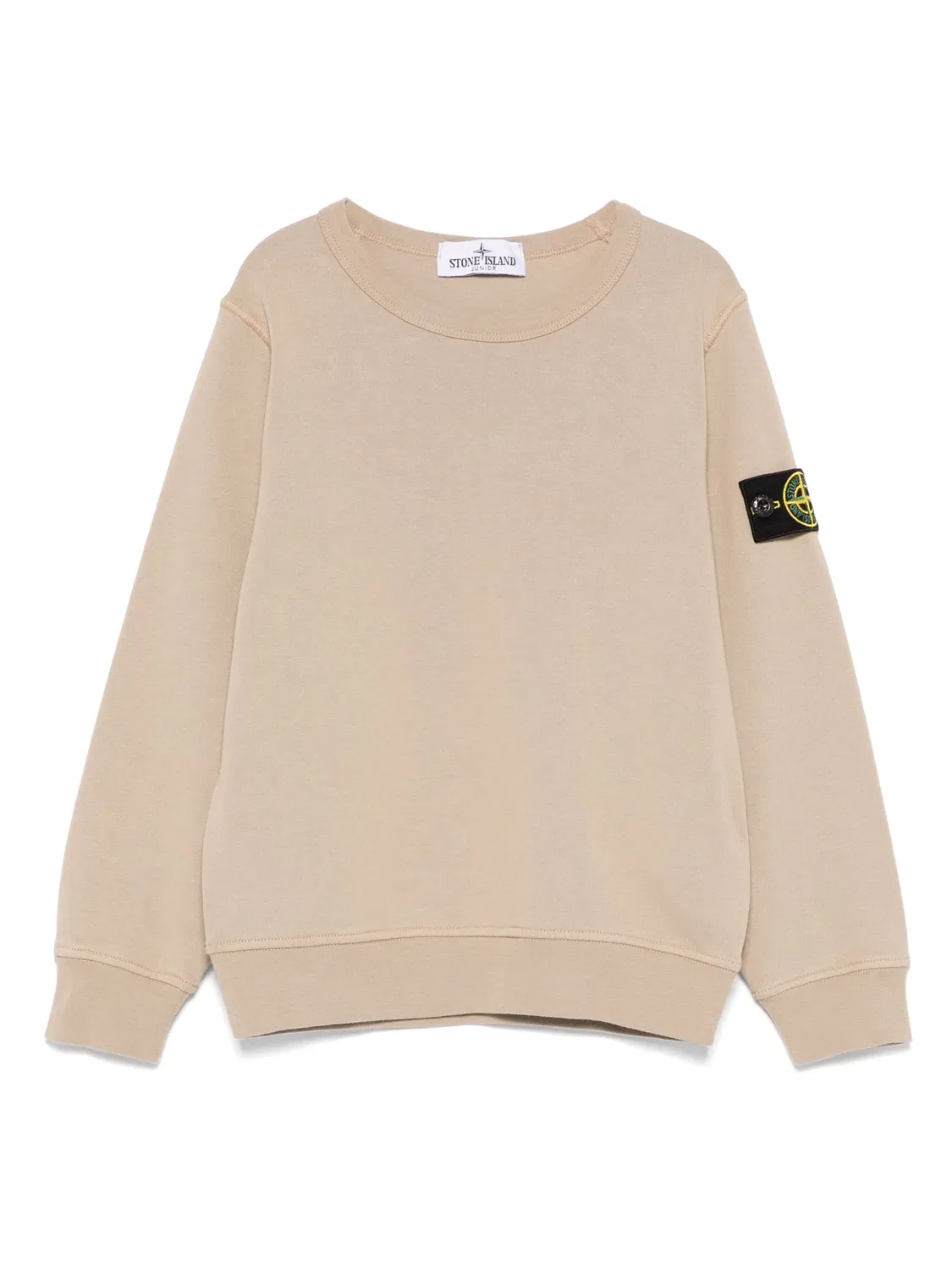 Худи из органического хлопка для девочек Stone Island, нейтральный