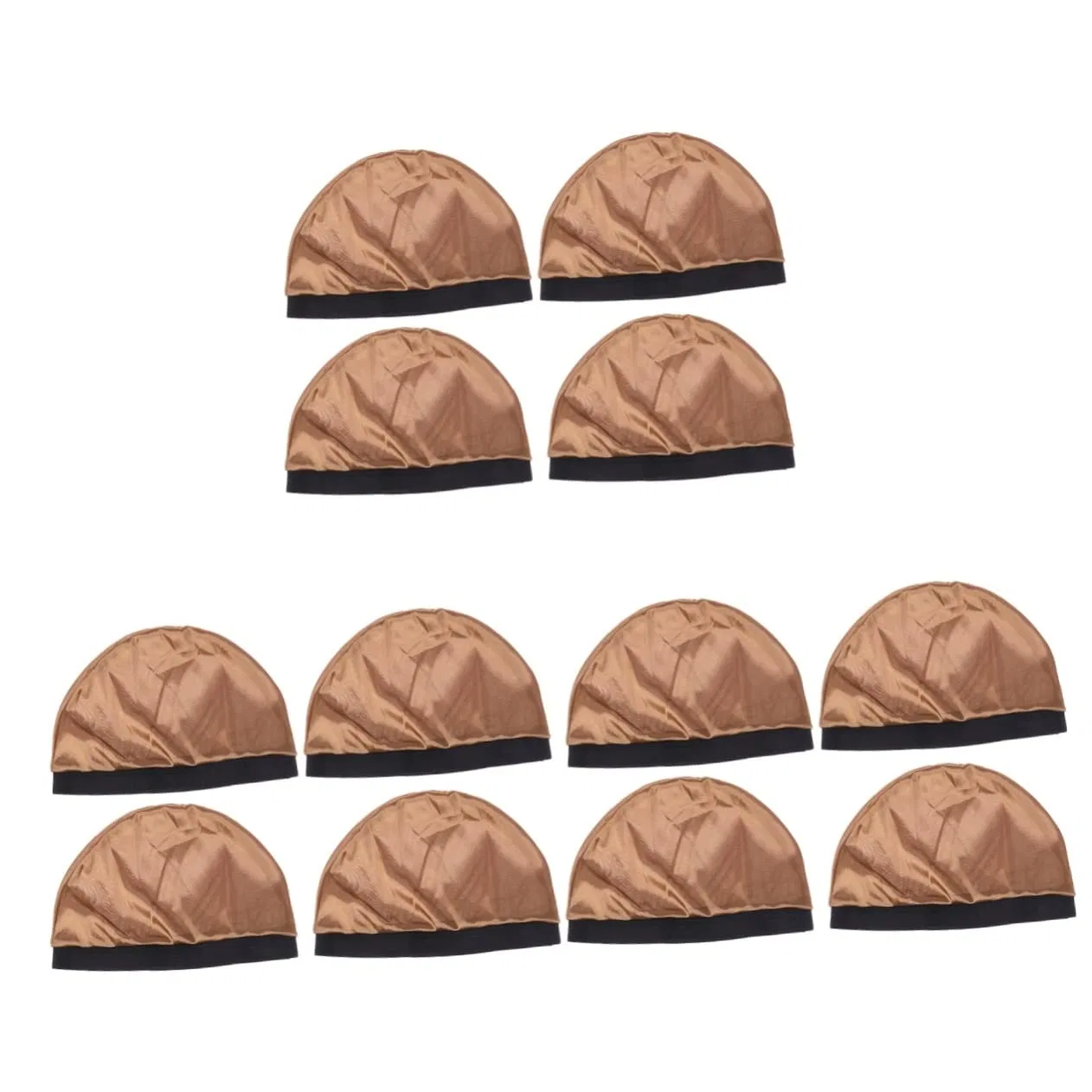 Шапочка для душа 12 шт, Amosfun, Khaki