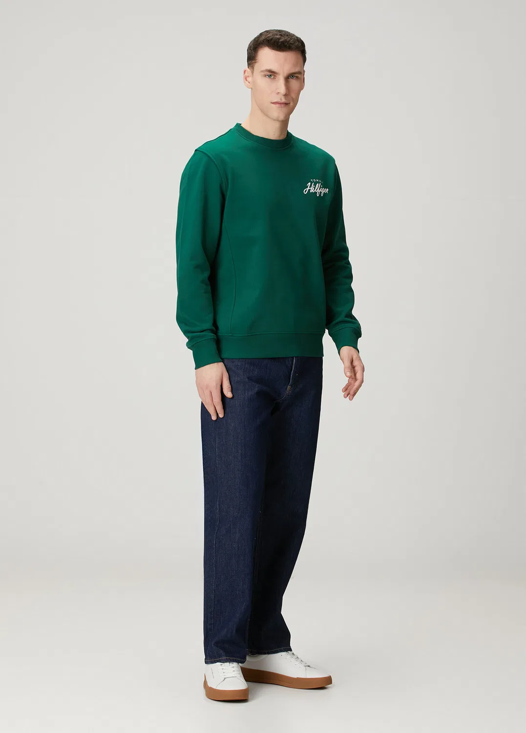Свитшот Regular Fit Tommy Hilfiger, green — фото 2