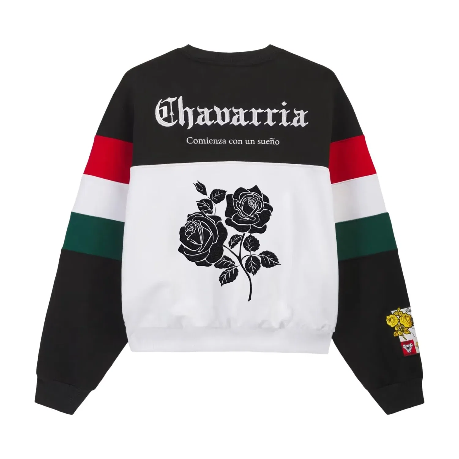Мужской свитшот из футера Adidas x Chavarria, черный — фото 2