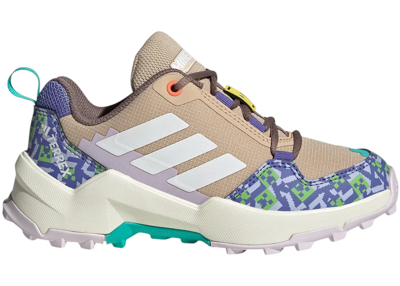Детские кроссовки для активного отдыха Adidas Terrex AX4R, Magic Beige/Cloud White/Semi Impact Orange