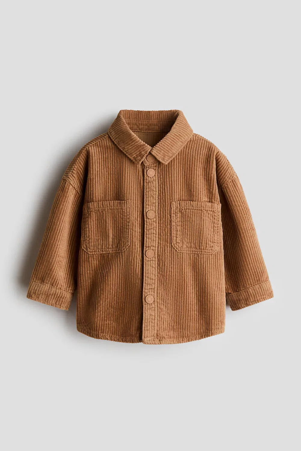 Вельветовая рубашка с узором H&M, Beige