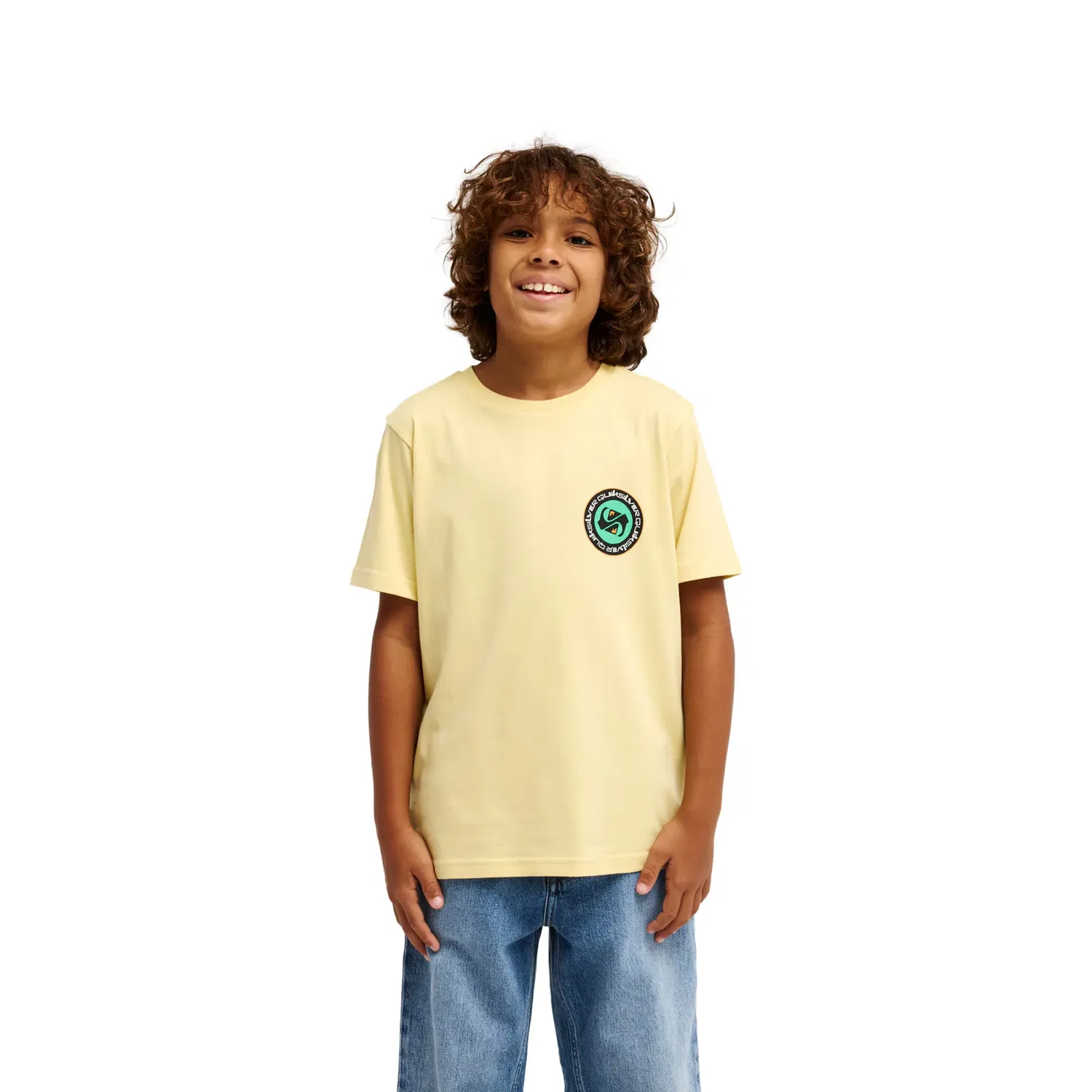 Детская футболка с коротким рукавом Duality Quiksilver, Yellow