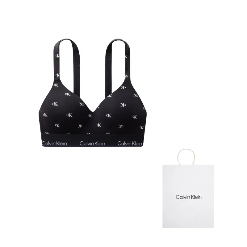 Женский бюстгальтер с поясом Modern Gravity Belt Calvin Klein, PCS-Black with Letters