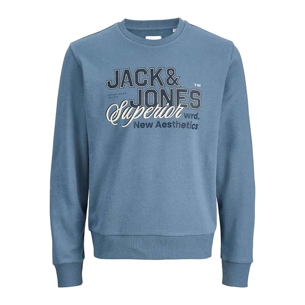 Свитшот Logo Jack & Jones, синий