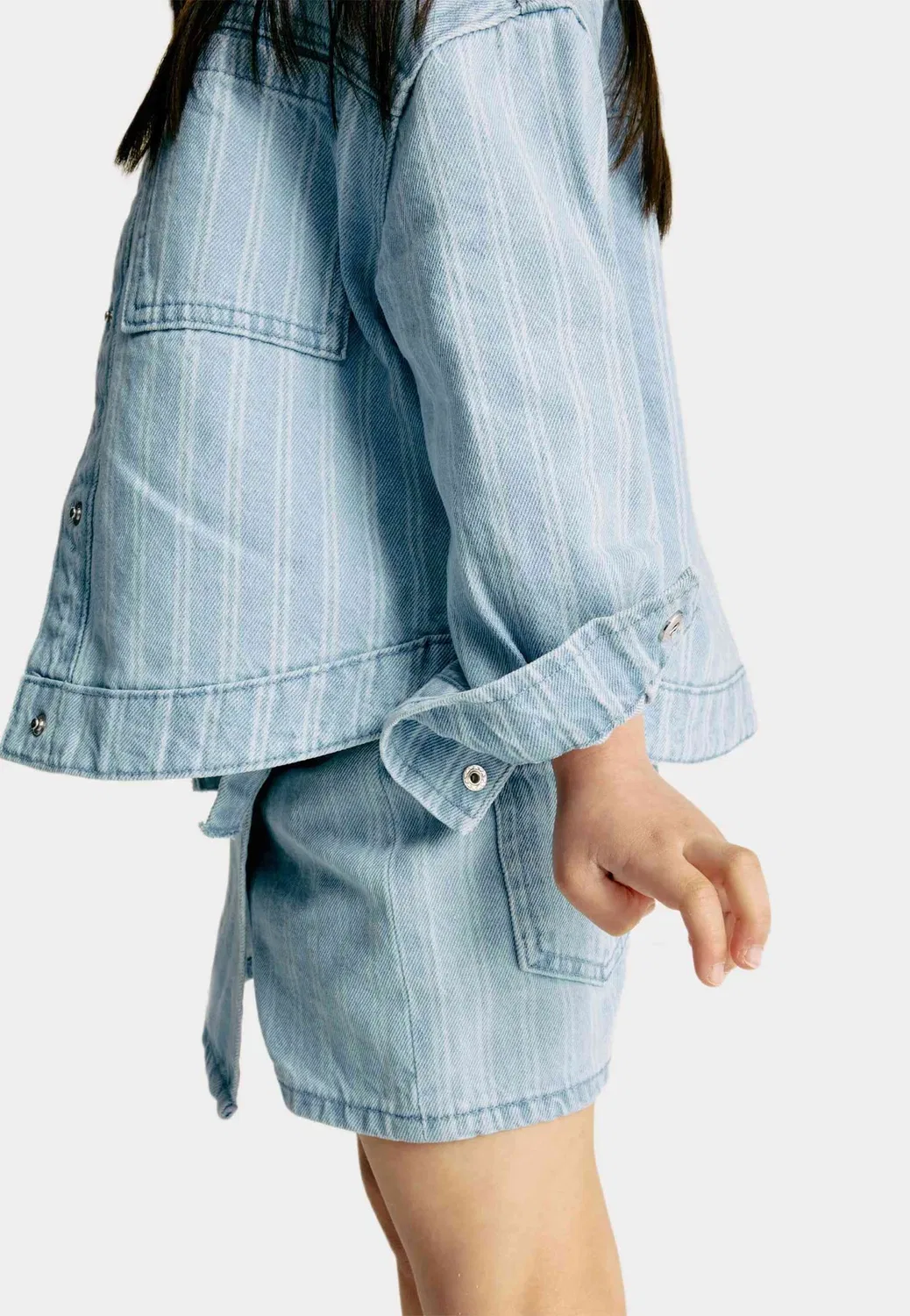 Джинсовая куртка Marks & Spencer, Blue Mix — фото 4