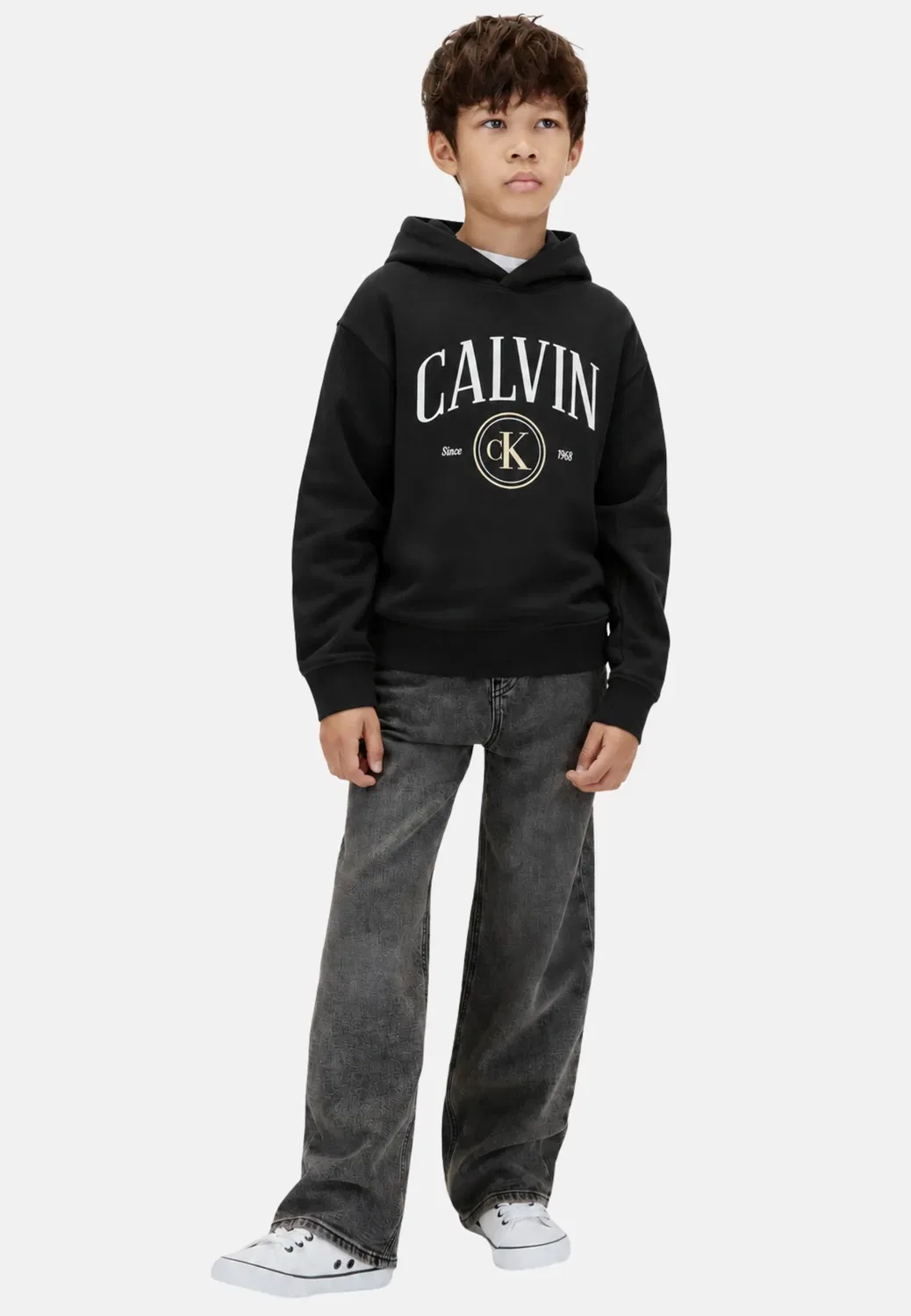 Худи Calvin Klein в форме круга - худи Calvin Klein Jeans, Black-Beh