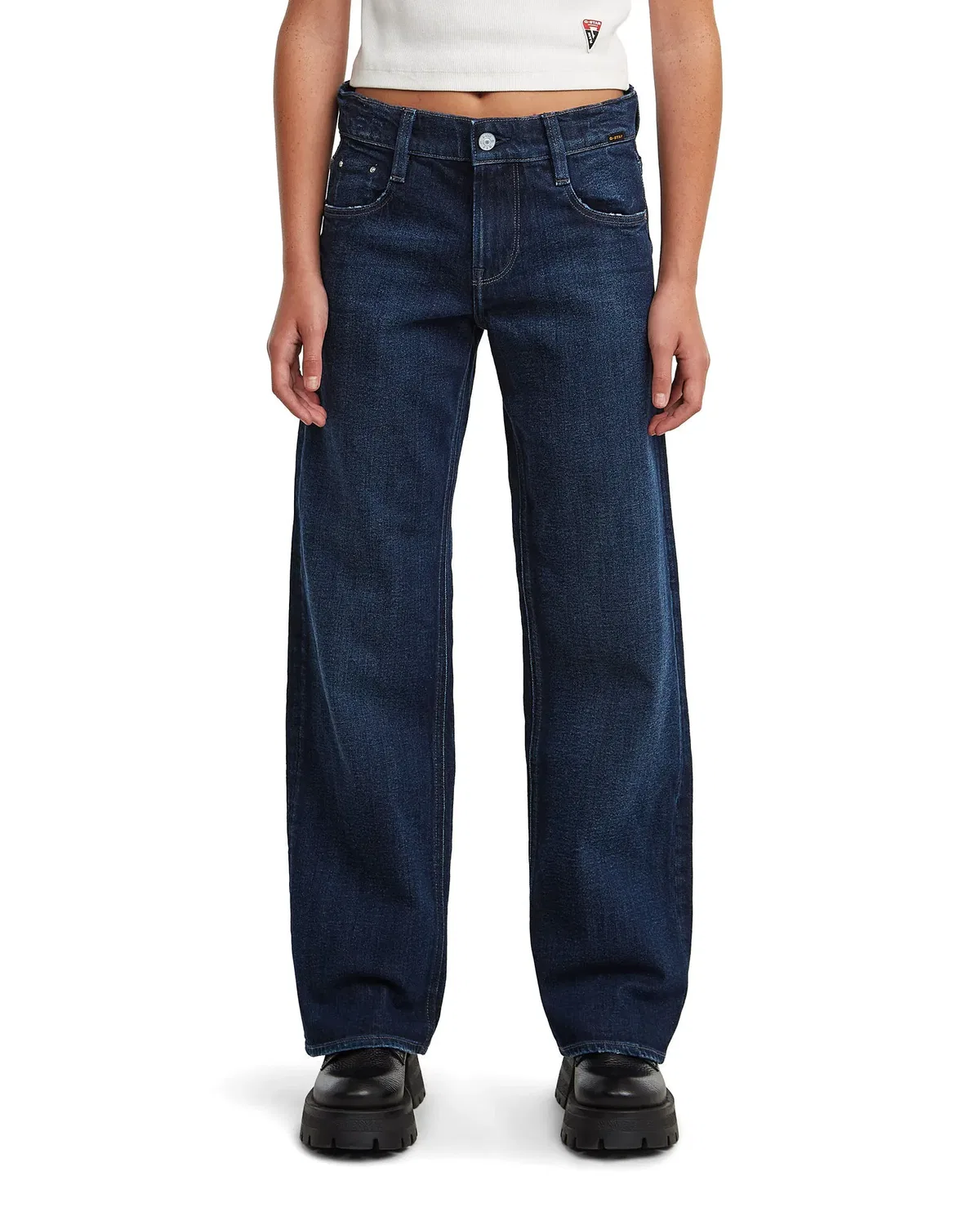 Джинсы свободные для девочек Judee G-Star Raw, синий