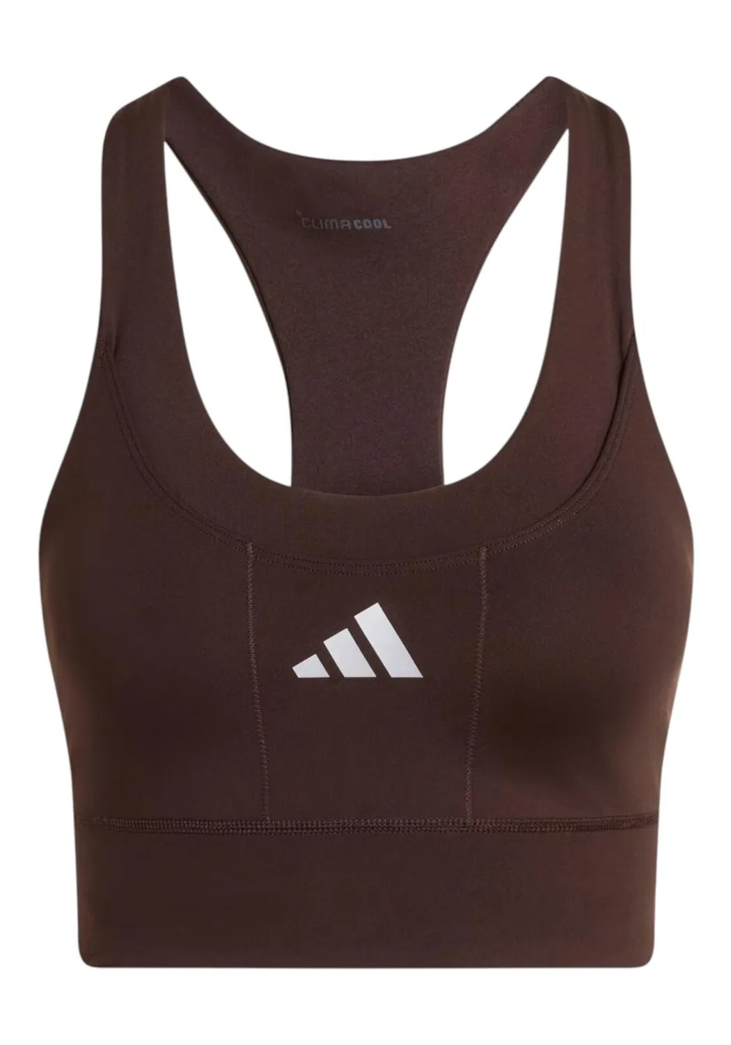 Женский спортивный бюстгальтер с карманом Adidas Adi365 Running Pocket Medium Support Bra, Braun