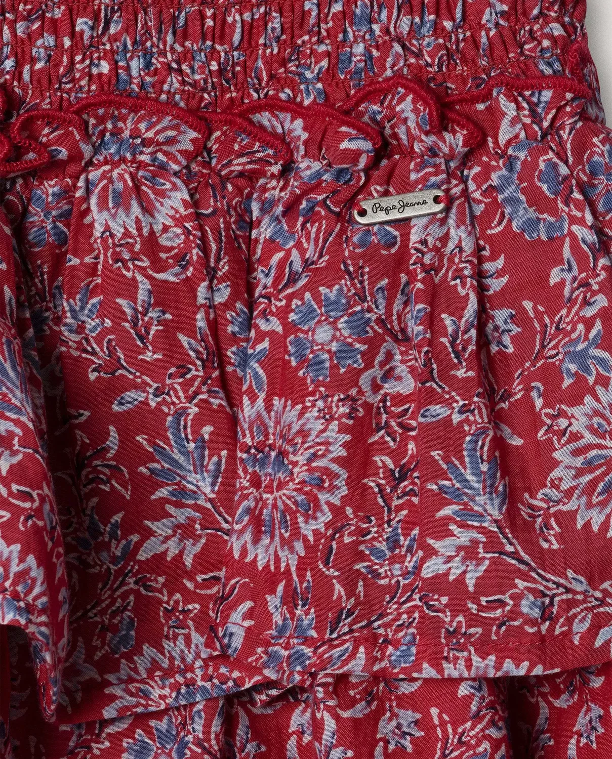 Детская мини-юбка с принтом Hallie Pepe Jeans, Rojo — фото 3