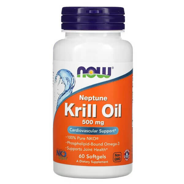 

Масло криля Now Foods Neptune 500 мг, 60 капсул