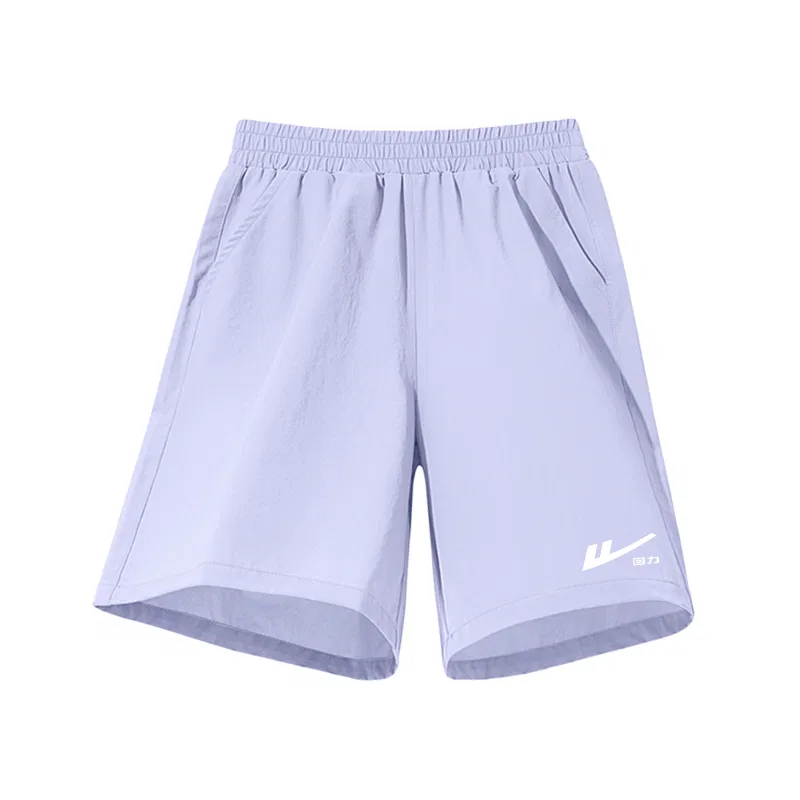Детские шорты с принтом Huili Left Lower K Purple/White WARRIOR