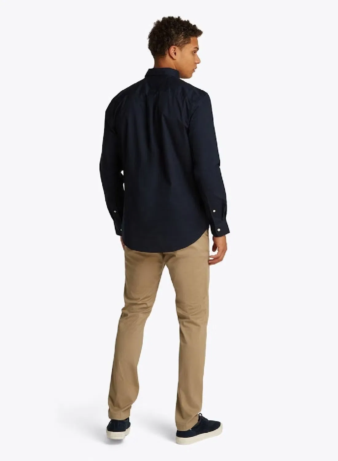 Рубашка с длинным рукавом Flex Poplin Tommy Hilfiger, голубой — фото 4