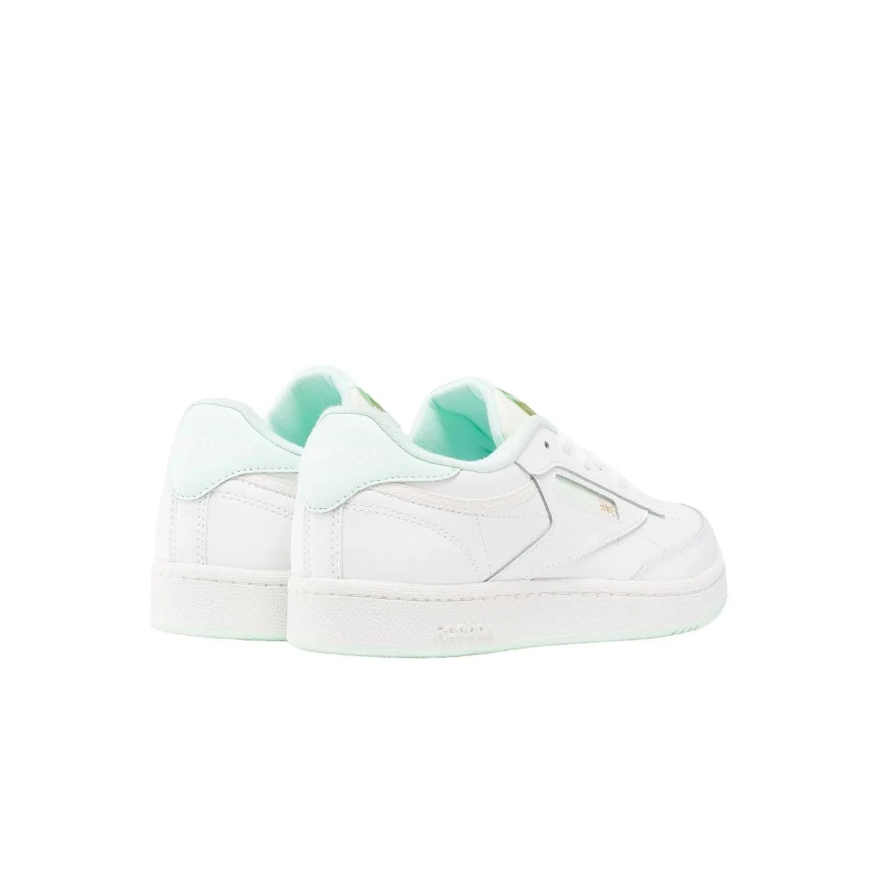 Детские кроссовки для мальчиков кожаные Club C Reebok, Ftwwht Mist Chalk — фото 3