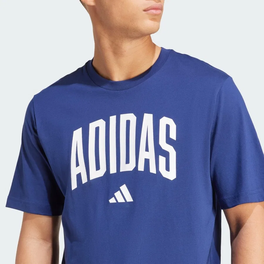 Футболка с длинным рукавом M Collegiate T adidas, Белый — фото 4