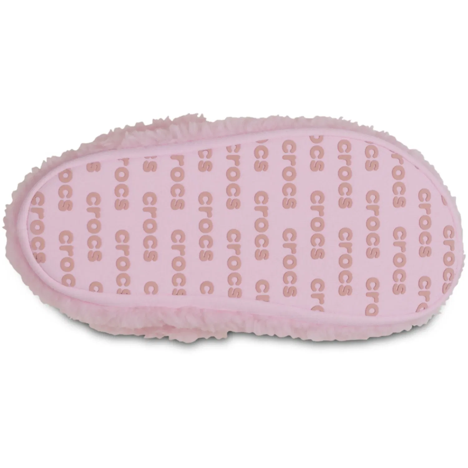 Детские тапочки-клоги с искусственным мехом Crocs, Pink — фото 3