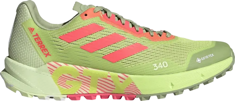 

Кроссовки Adidas Terrex Agravic 2.0 GTX 'Pulse Lime Turbo', зеленый