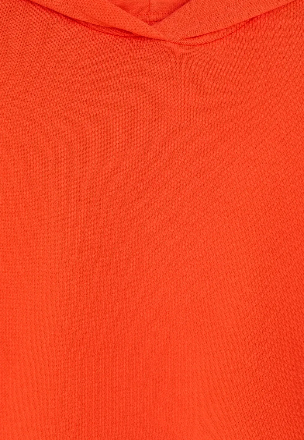 Укороченная толстовка с капюшоном - худи Arket, Bright Red — фото 3