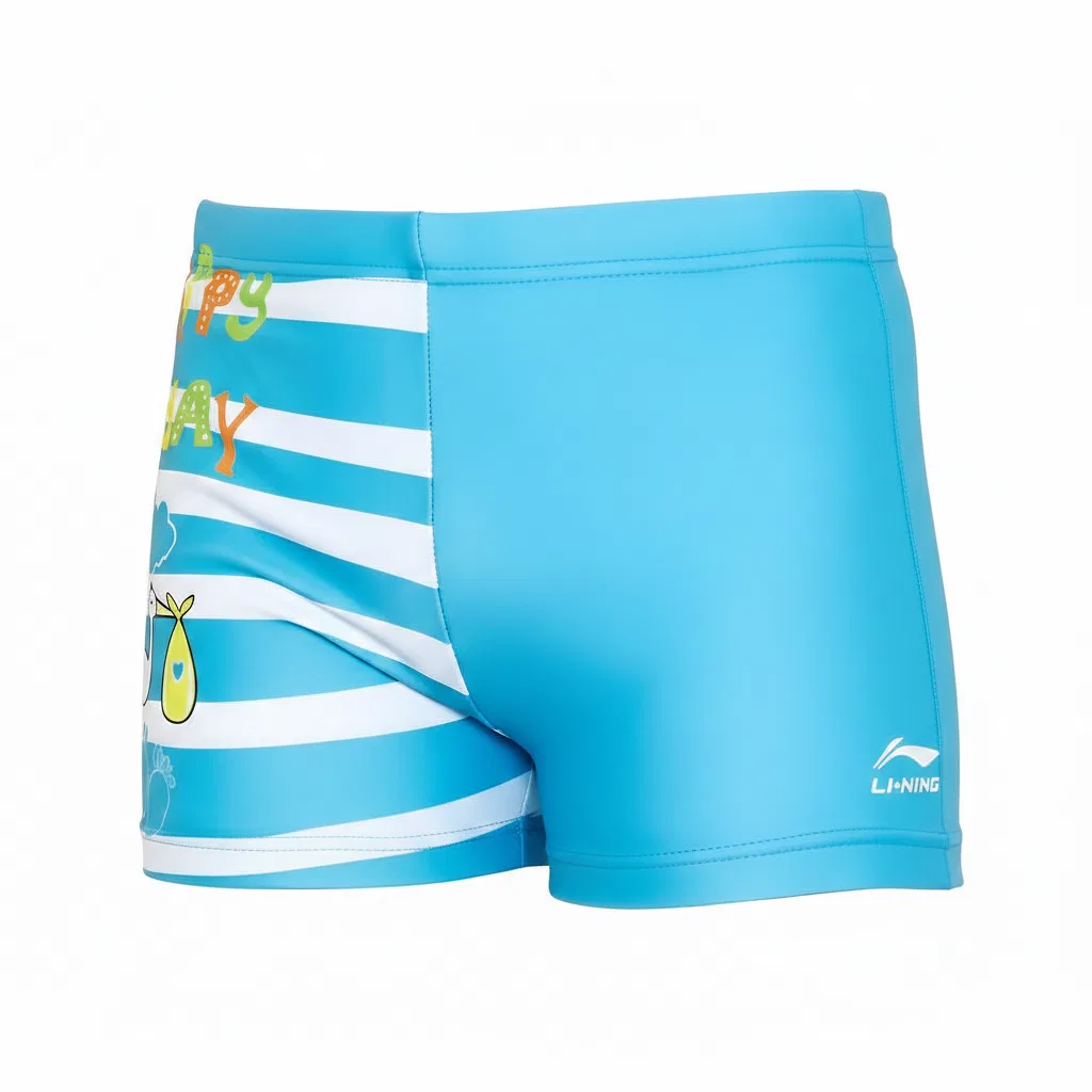Детский комплект для плавания с умеренной растяжимостью Li-Ning, Lake Blue