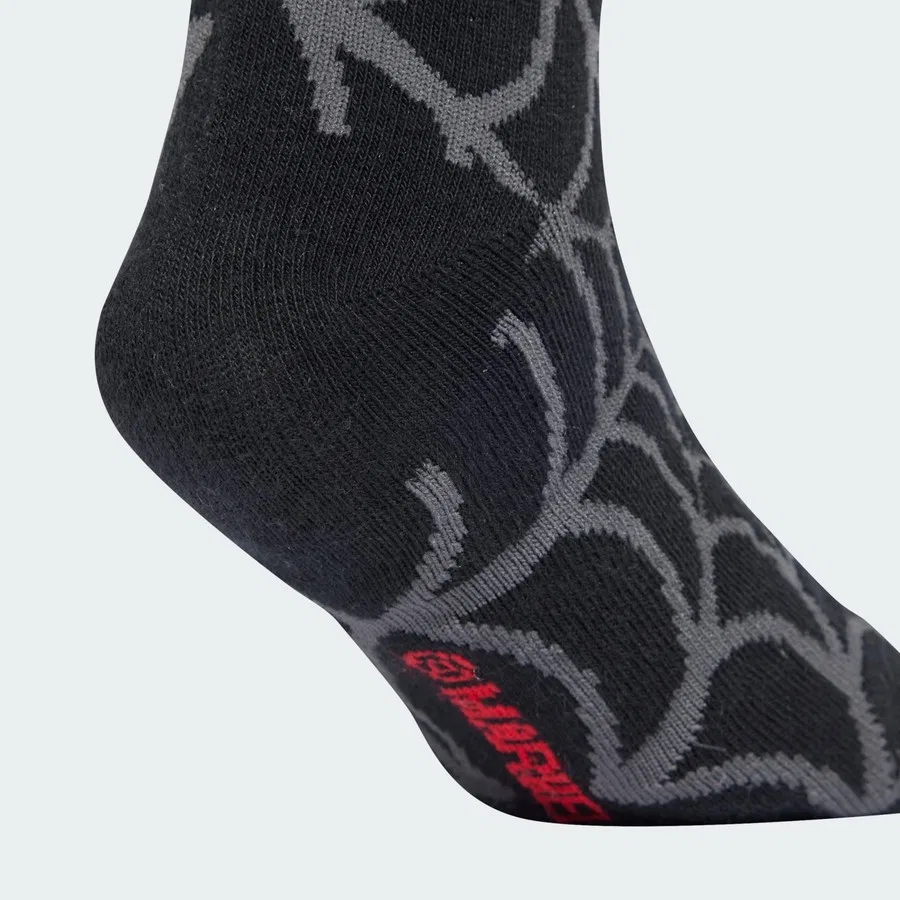 Носки с принтом Spider-Man adidas Sportswear JM1827, Бело-черный — фото 2