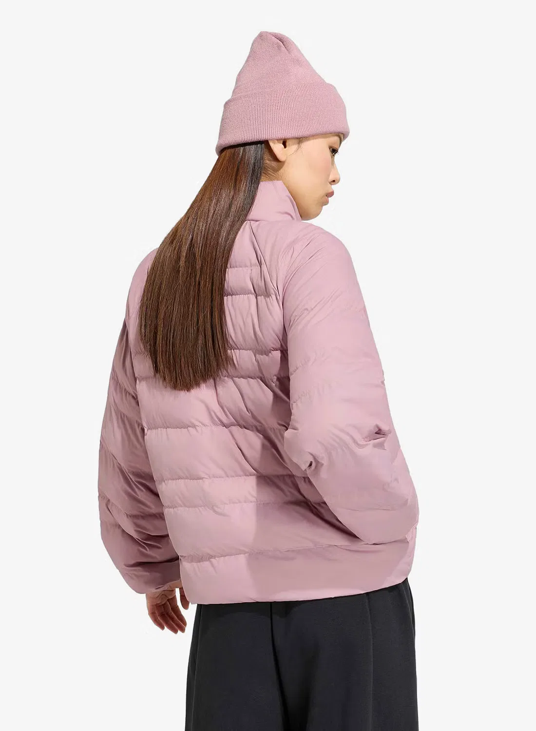 Куртка утепленная стеганая Essentials Adidas, маджента — фото 2