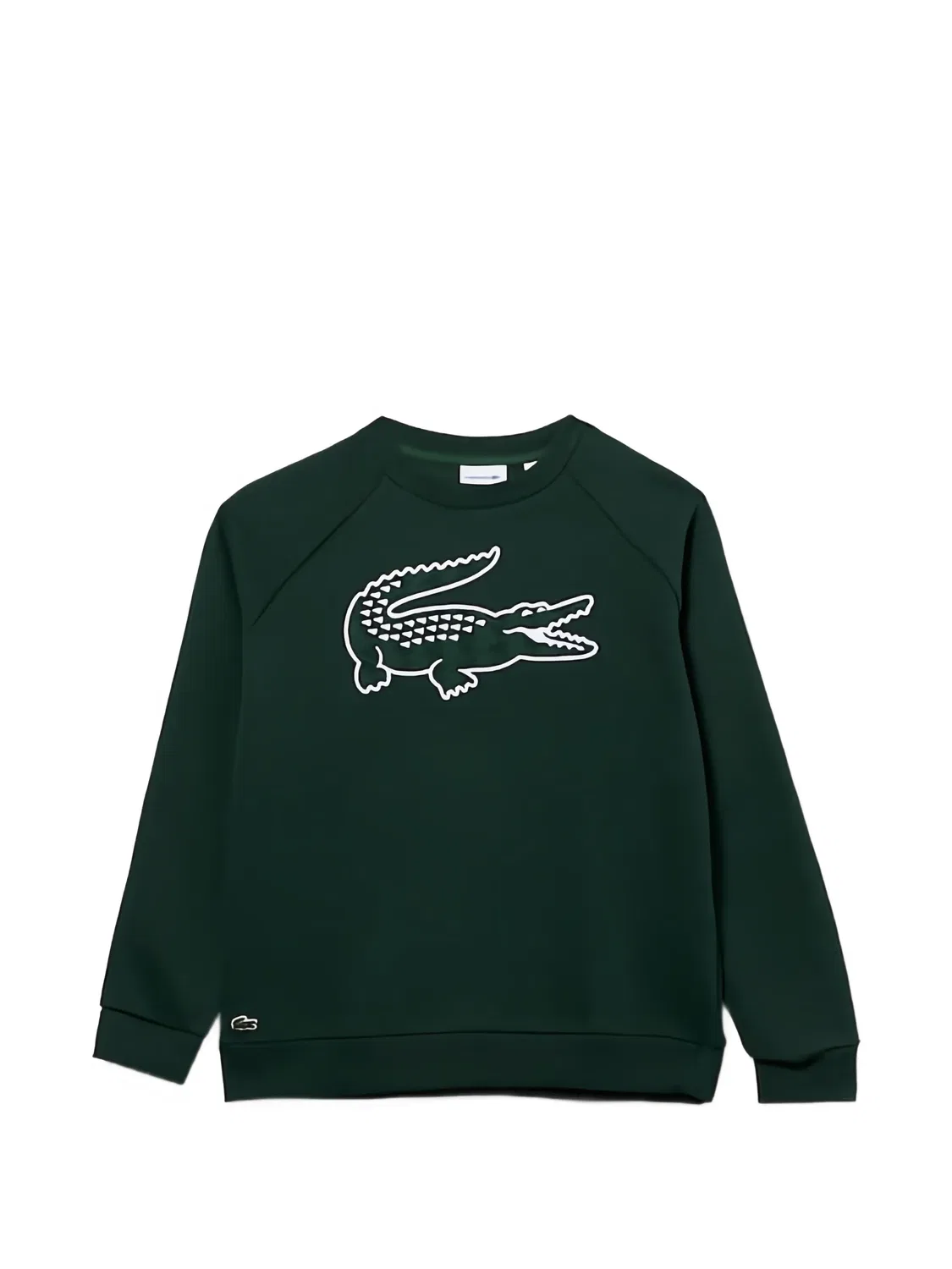 Свитшот с логотипом зеленого цвета Lacoste, зеленый