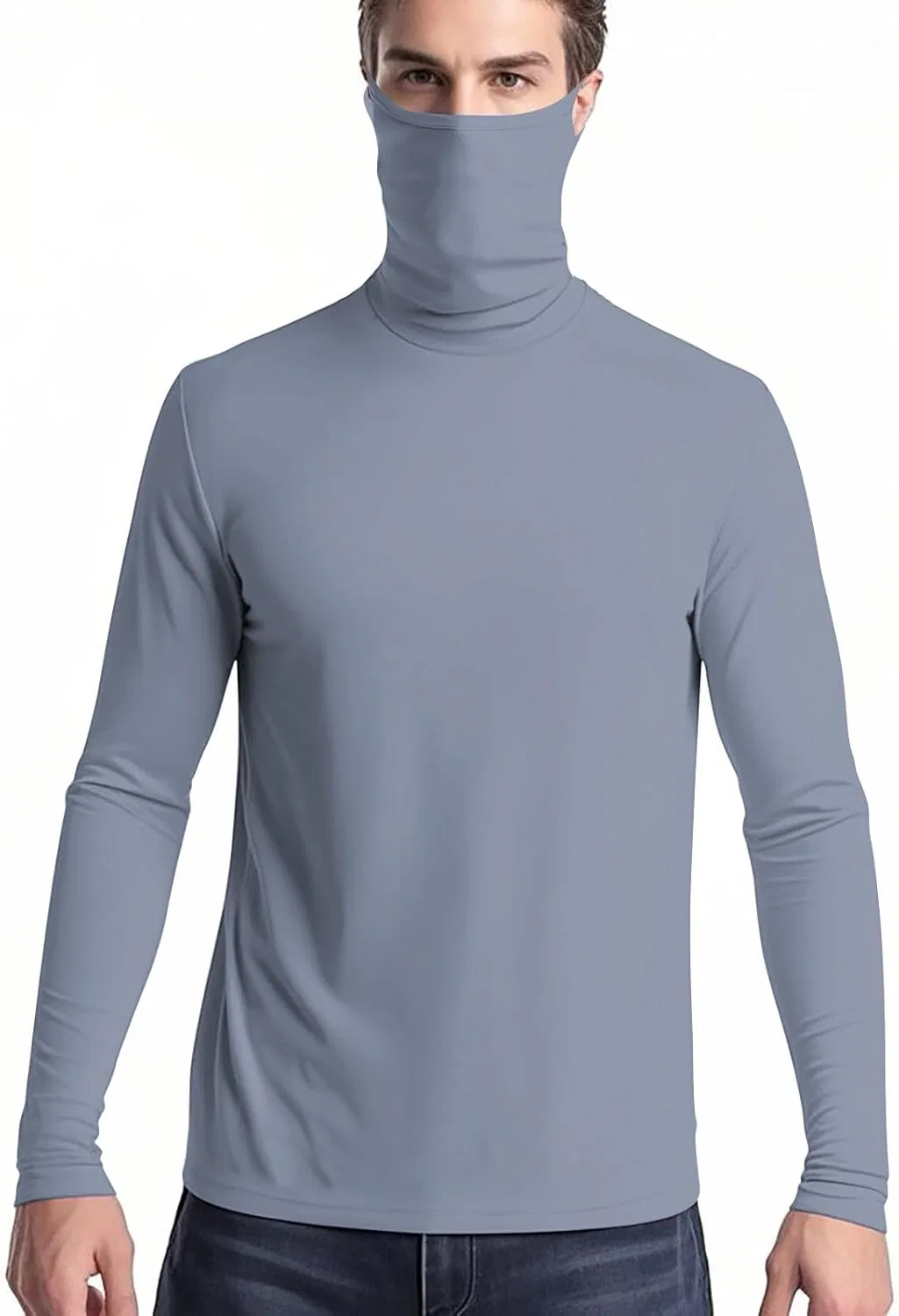 Мужская футболка с защитой UPF 50+ Active Shirts, Silver — фото 2