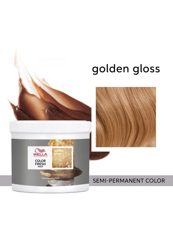 Маска для волос окрашивающая Professionals color fresh mask Wella, Golden Gloss, 500 мл, золотистый — фото 2