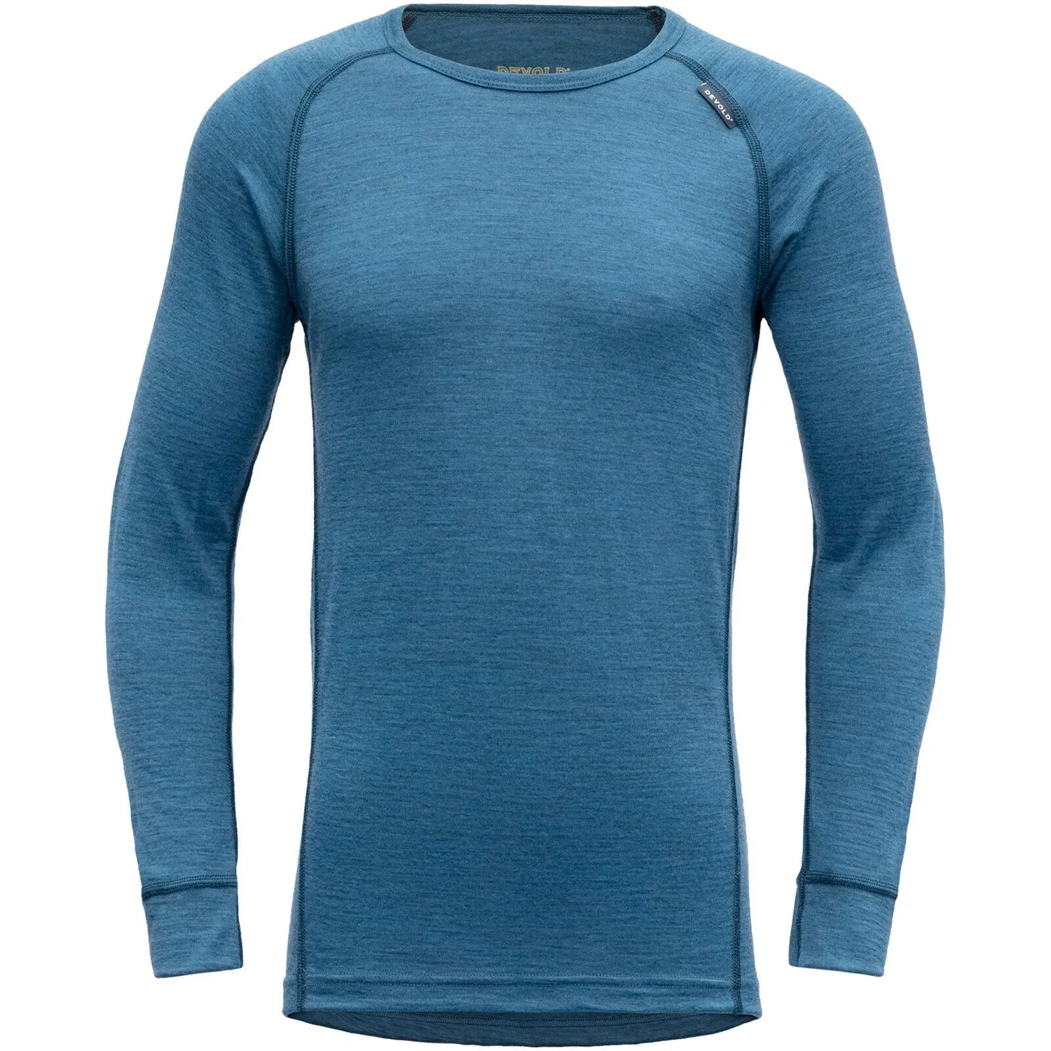 Детское бесшовное термобелье с длинным рукавом Breeze Merino Shirt Junior Devold, Blue
