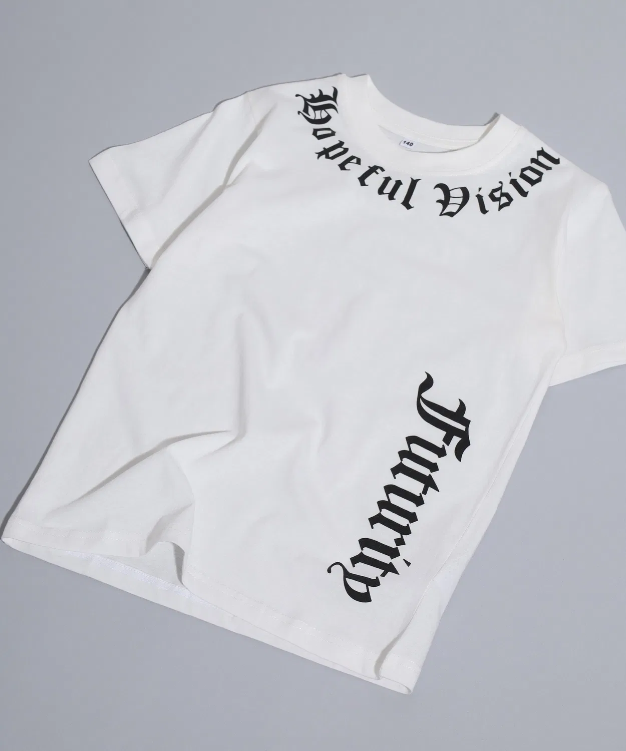 Детская футболка с принтом, модель с коротким рукавом FUNALIVE, Off White