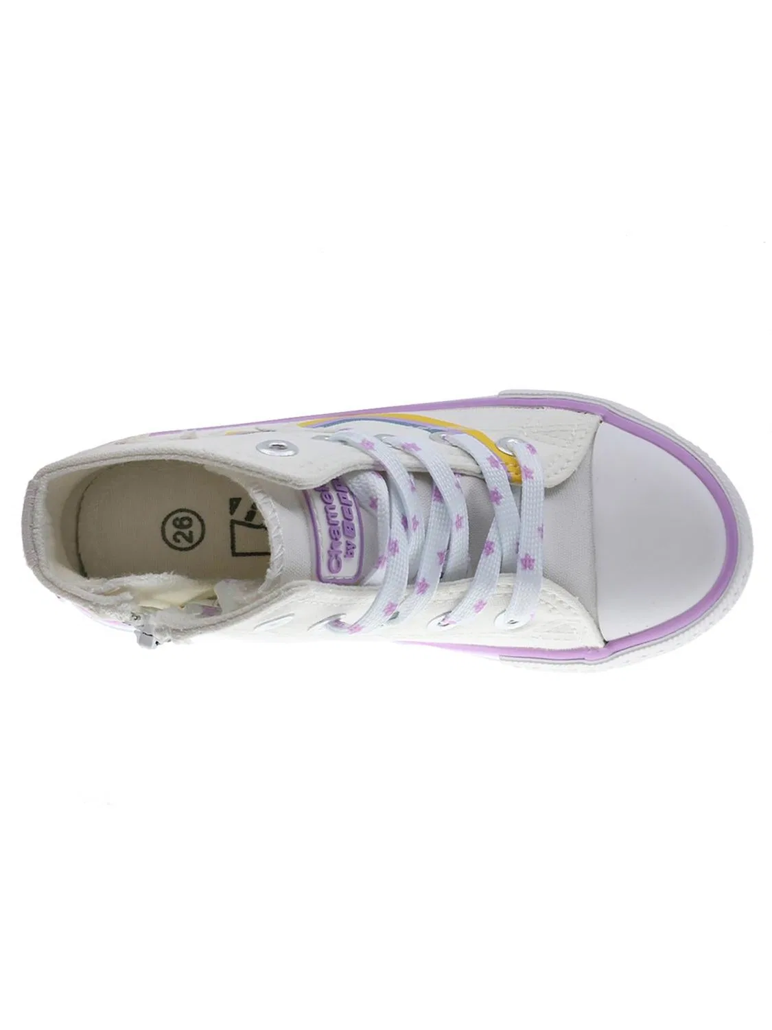 Кроссовки Beppi Canvas Boot белого цвета — фото 3