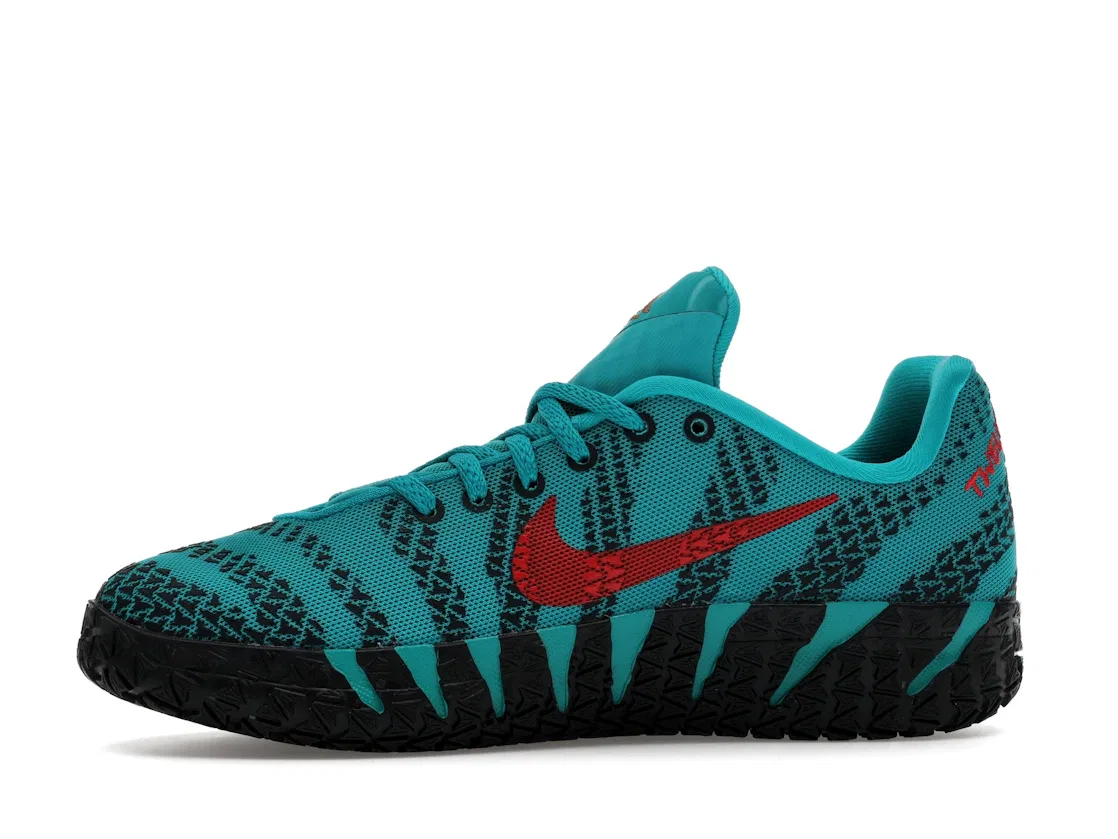 Детские кроссовки для мальчиков Nike Ja 3, Turbo Green/Black/White/University Red — фото 3
