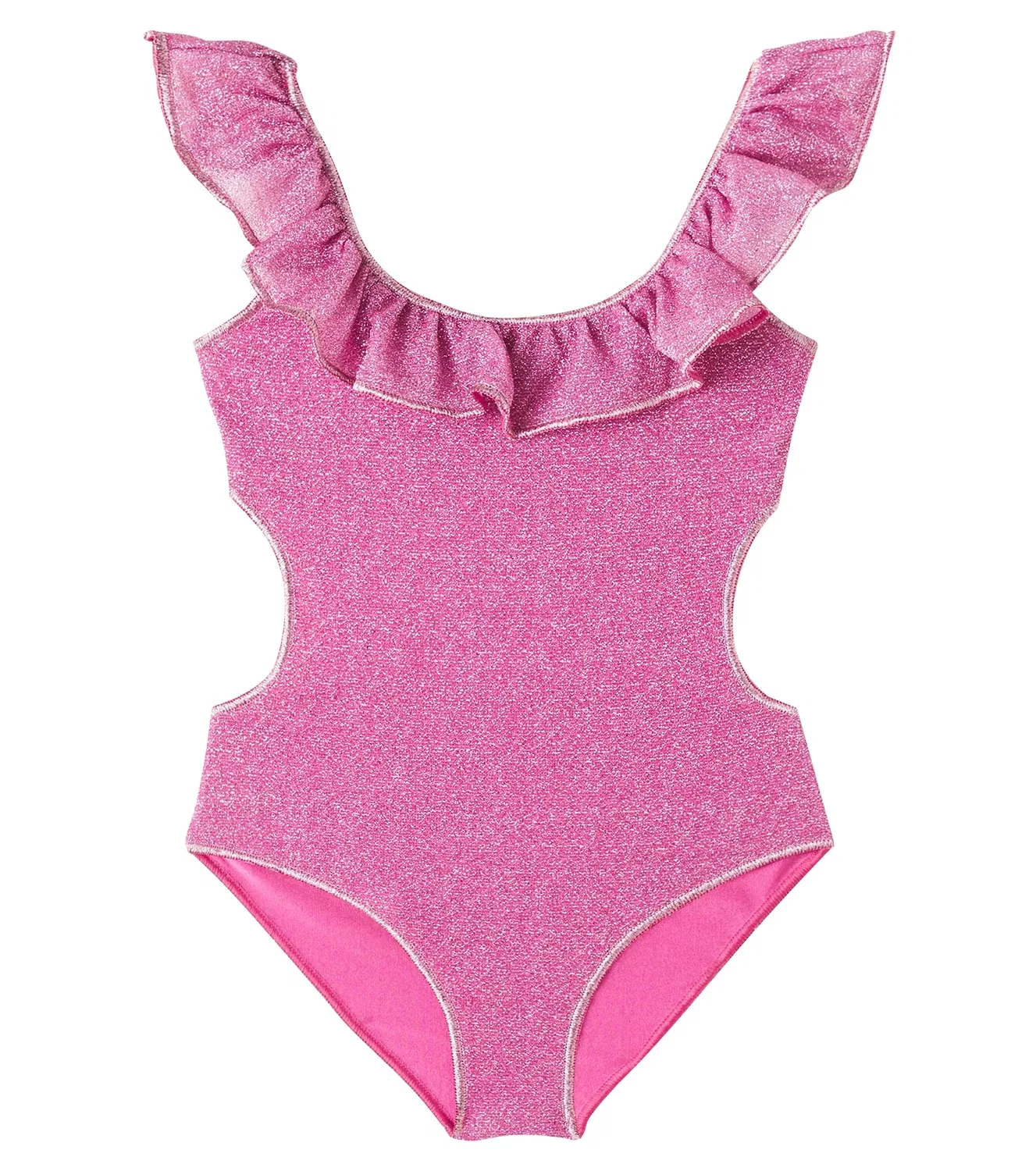 Бикини с оборками из ламе Люмьер Oseree Kids, розовый