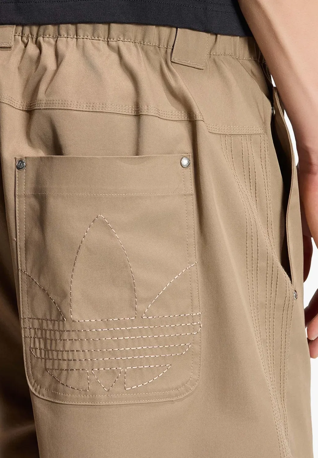 Хозен - брюки Adidas Originals, Beige — фото 3