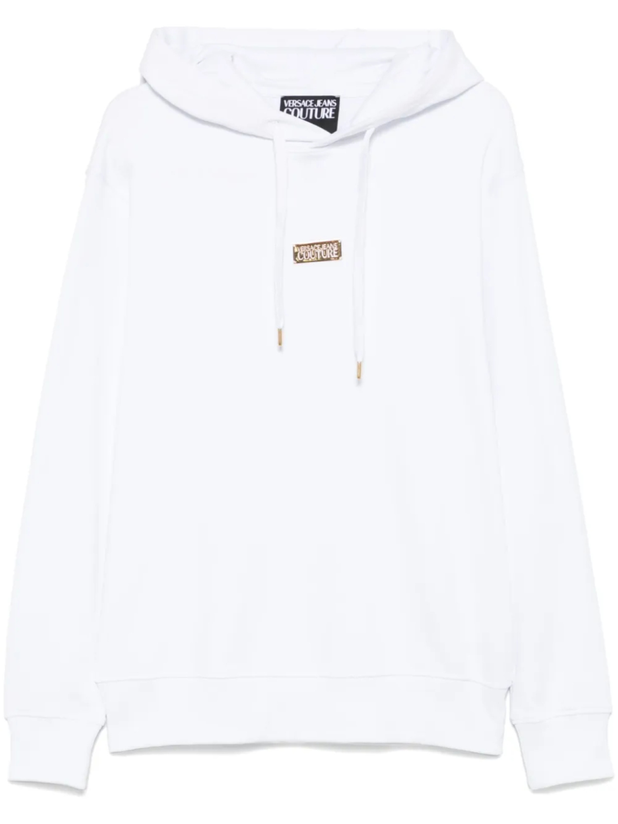 

Толстовка с капюшоном Versace Jeans Couture с логотипом, белый