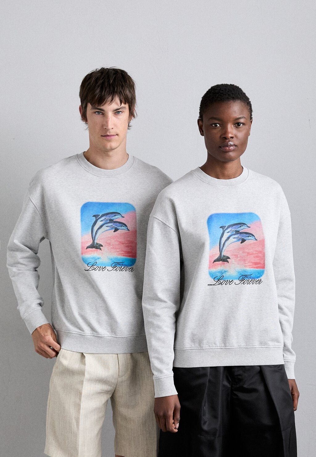 

Толстовка Sunset Swimmers Unisex Carne Bollente, серый