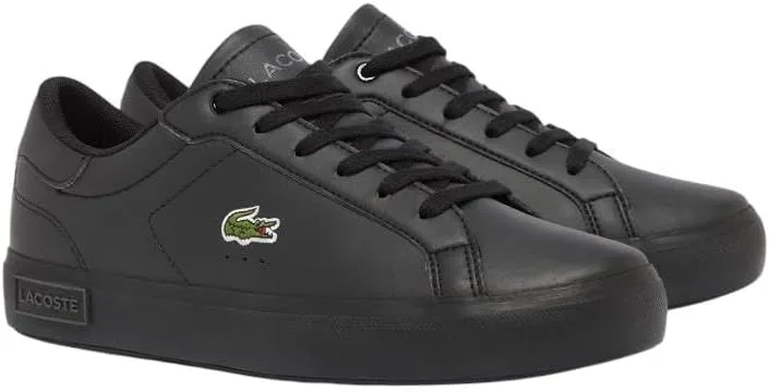 Кроссовки Lacoste Powercourt для мальчиков, белый/черный/красный