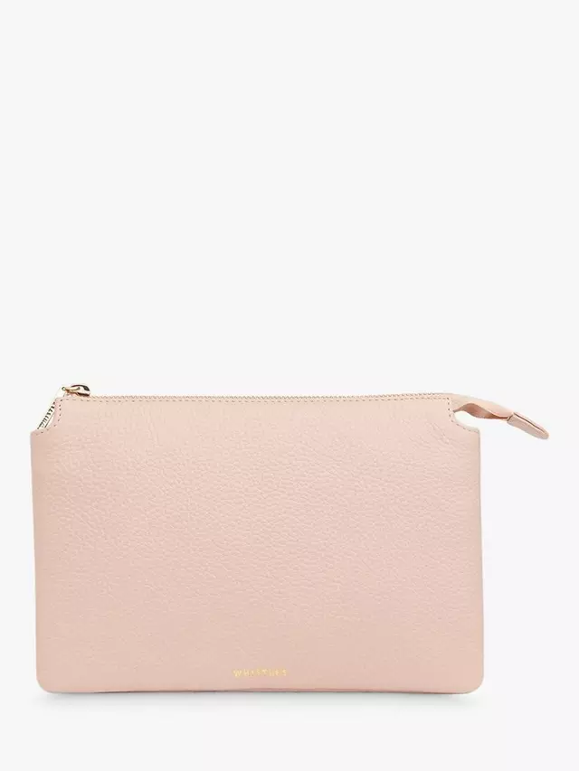 

Клатч Whistles Elita Leather Double Pouch, цвет pale/pink, Розовый, Клатч Whistles Elita Leather Double Pouch, цвет pale/pink