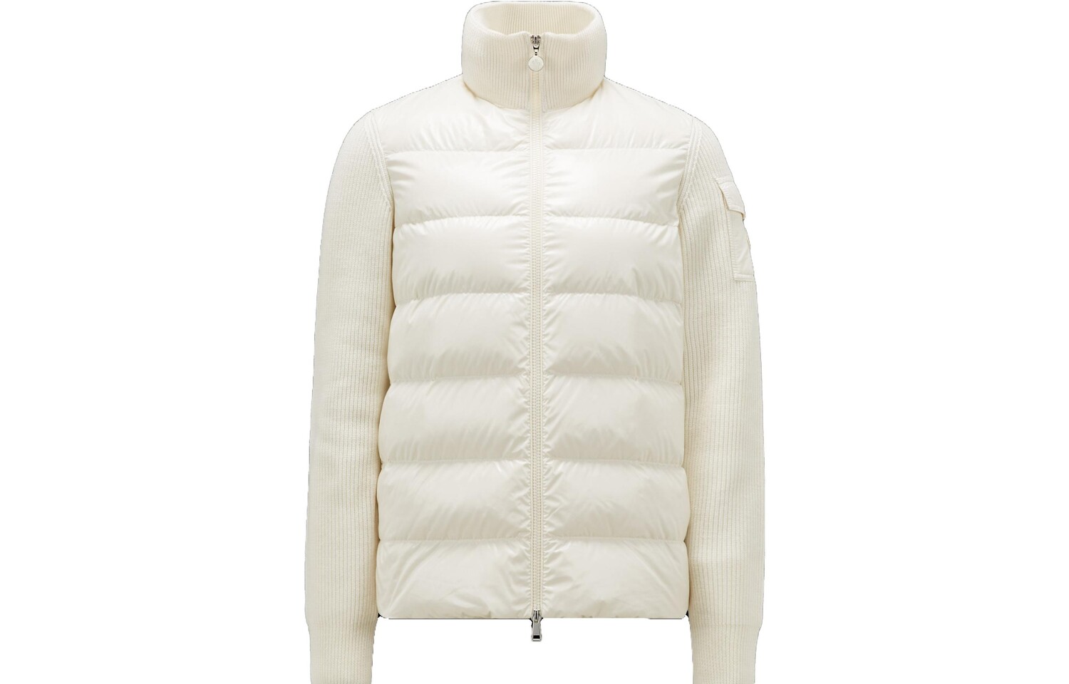 

Пуховик женский белый Moncler