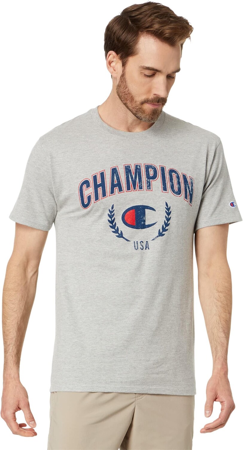 

Футболка Champion Americana Classic Graphic Tee II, цвет Oxford Gray