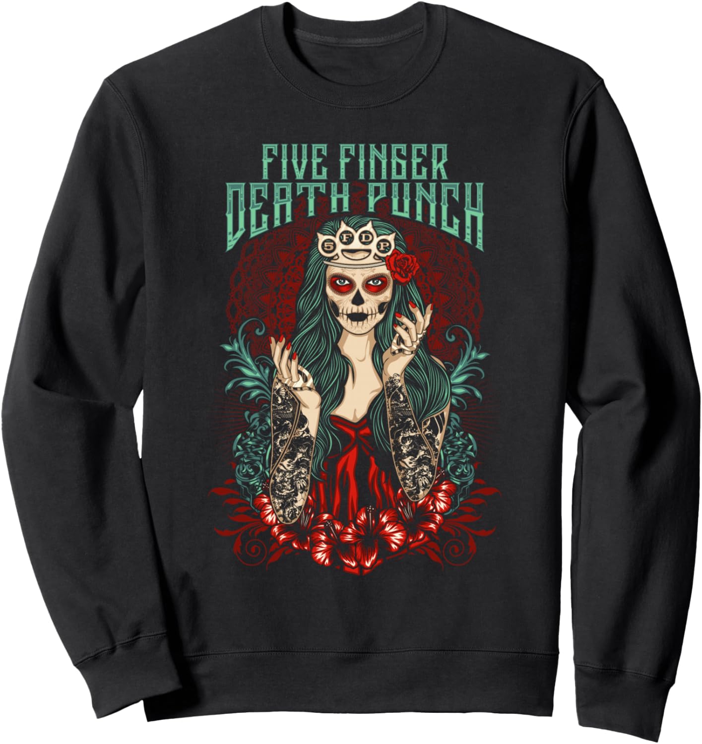 

Толстовка Lady Muerte Five Finger Death Punch Official, черный