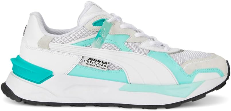 

Мужские кроссовки PUMA Mercedes AMG Petronas F1 X Mirage Sport Asphalt с шнуровкой, повседневные - белые