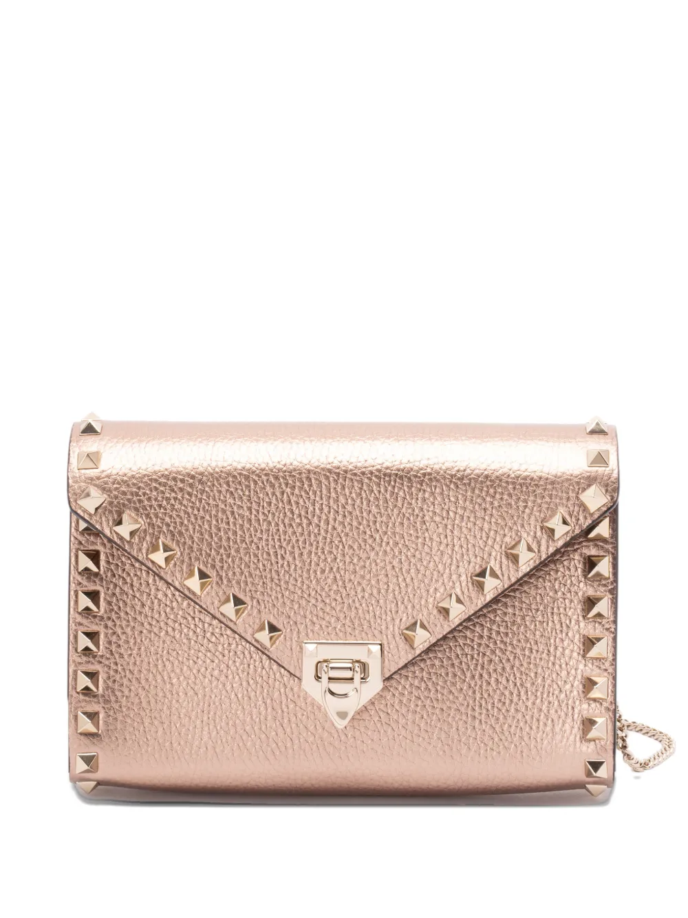 

Сумка-сэтчел из кожи с заклепками Rockstud Valentino Garavani, розовый