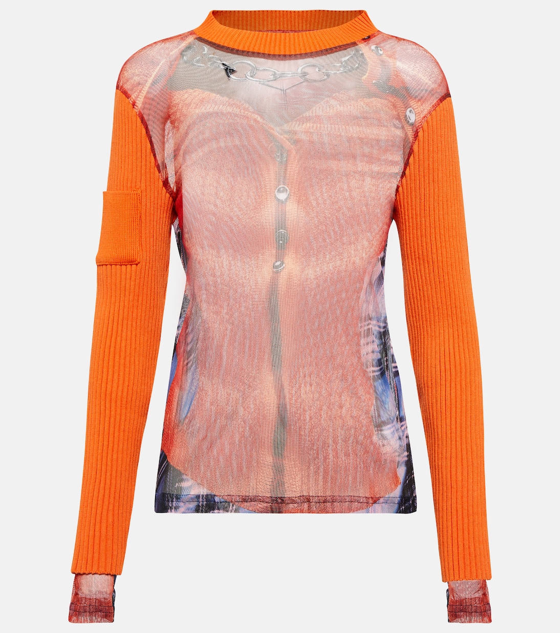 

Топ Trompe L'Oeil из коллаборации с Jean Paul Gaultier Y/Project, Burnt Orange