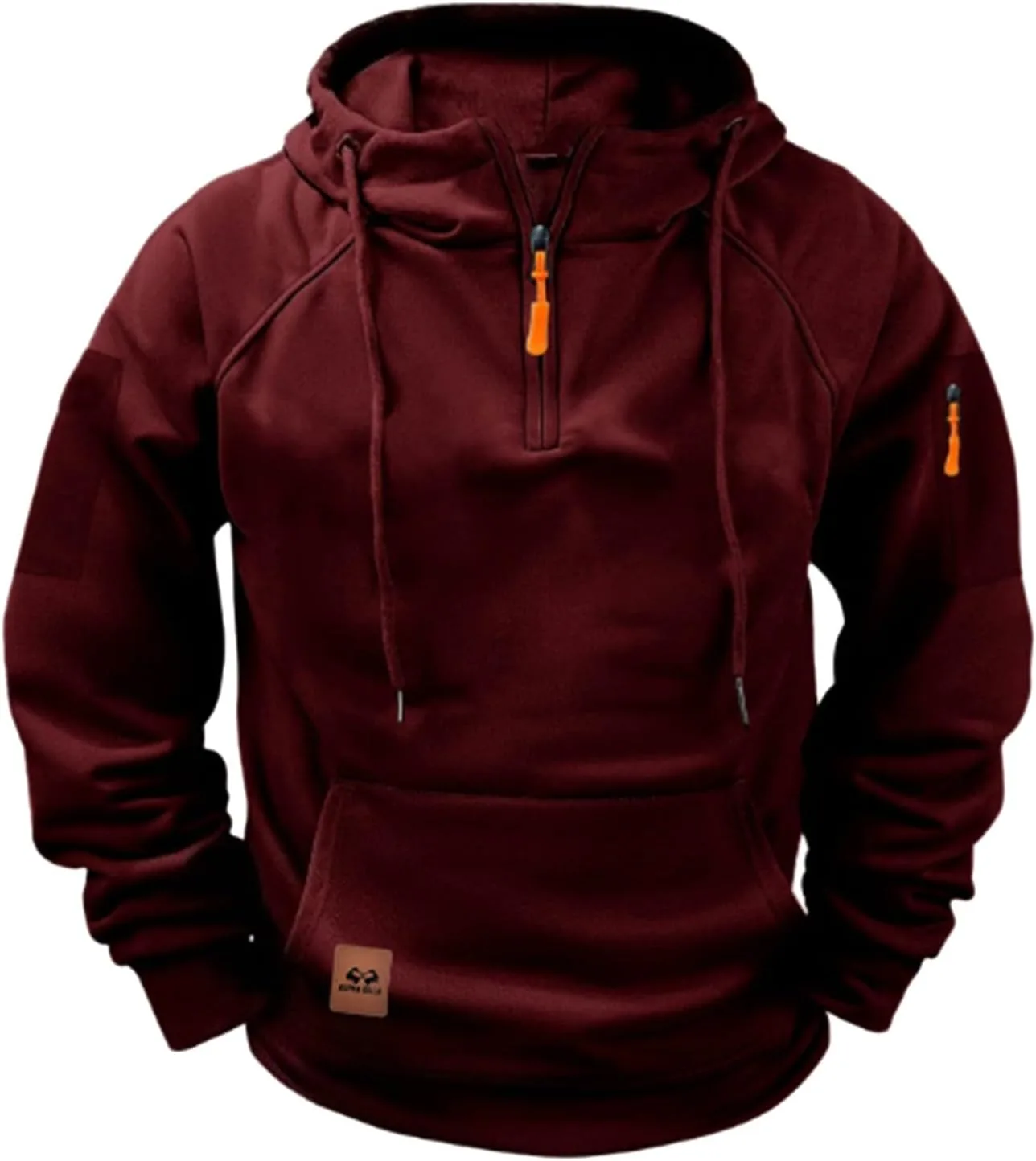 

Толстовка с капюшоном Big and Tall, мужская, на молнии, с карманами