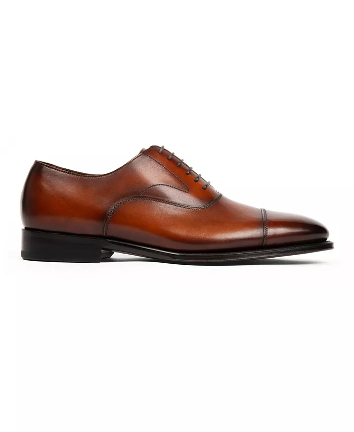 Мужские классические оксфорды Regent Cap Toe из кожи Anthony Veer, коричневый — фото 2