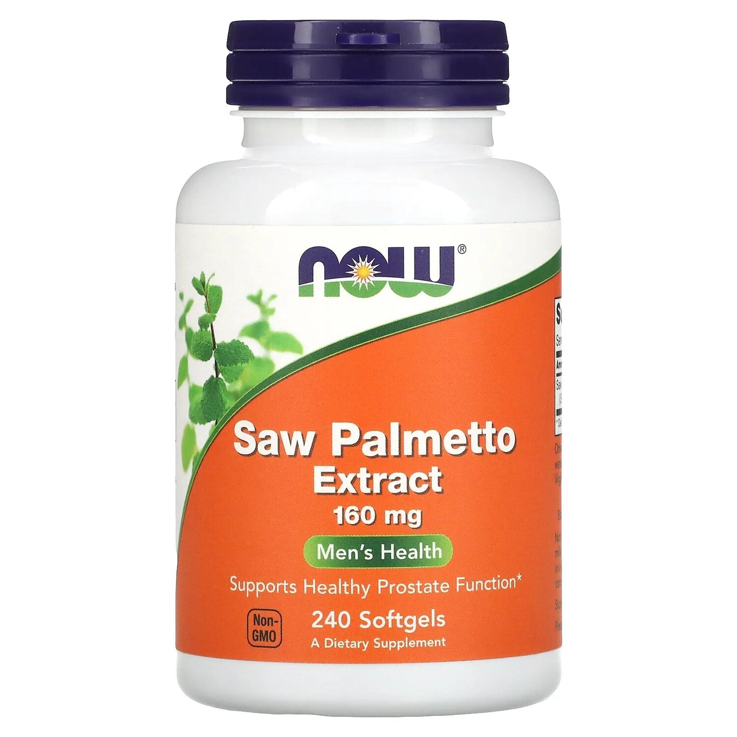 

Now Foods Экстракт пальмы сереноа 160 мг 240 гелевых капсул